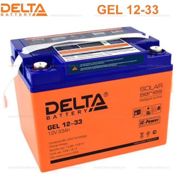 Аккумуляторная батарея Delta GEL 12-33 в Горно-Алтайске