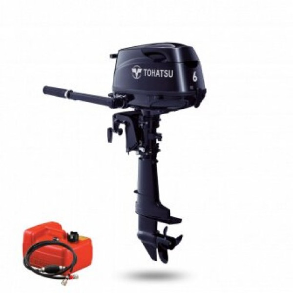 Лодочный мотор Tohatsu MFS 6 D S-S выносной бак 12 литров в Горно-Алтайске