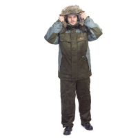 Костюм зимний Флагман 3 / замша с мембранным покрытием / светлая олива