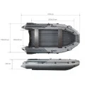 Лодка надувная Angler SKAT TRITON 370NDFi с интегрир. фальшбортом и пласт. транц в Горно-Алтайске