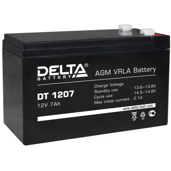 Аккумулятор Delta DT 1207 в Горно-Алтайске