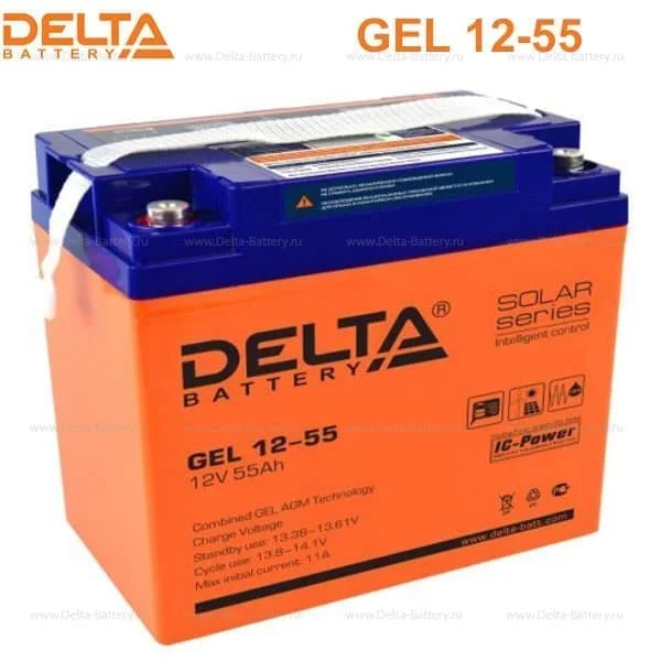 Аккумуляторная батарея Delta GEL 12-55 в Горно-Алтайске