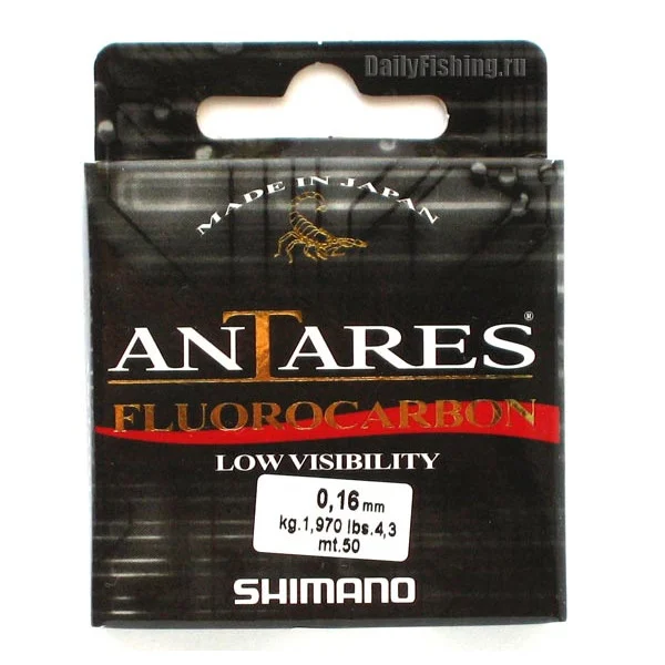 Леска зимняя Shimano Antares Fluorocarbon 30 м. 0,08 мм в Горно-Алтайске