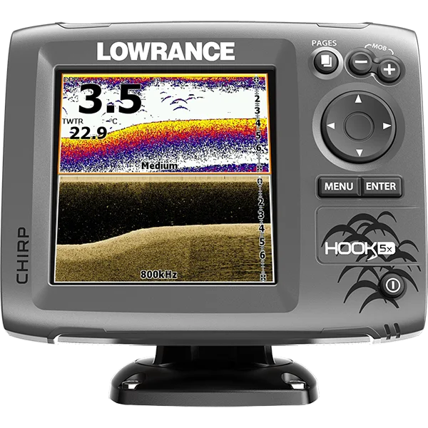 Эхолот Lowrance Hook-5 Mid/High/DownScan в Горно-Алтайске