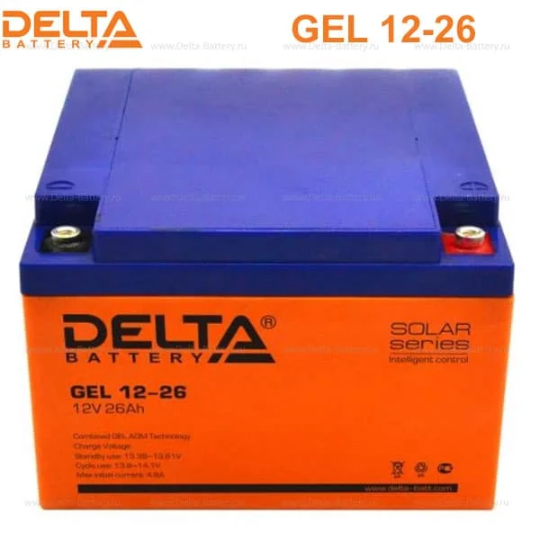 Аккумуляторная батарея Delta GEL 12-26 в Горно-Алтайске