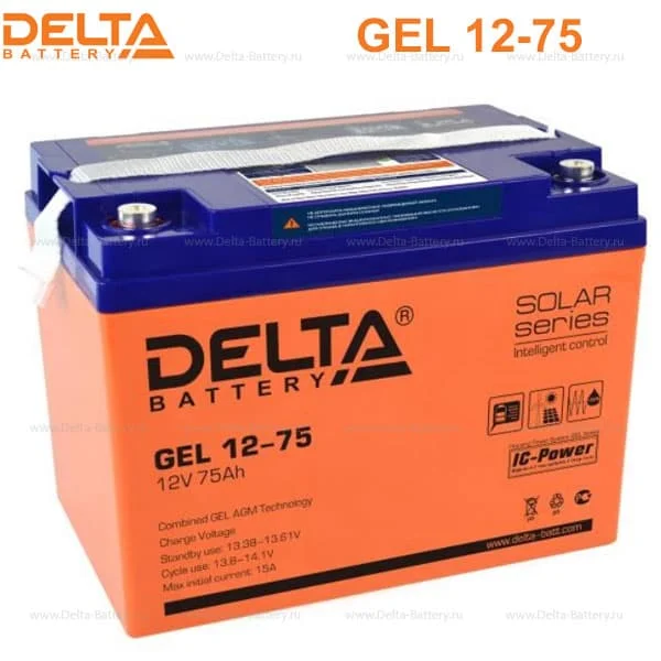 Аккумуляторная батарея Delta GEL 12-75 в Горно-Алтайске